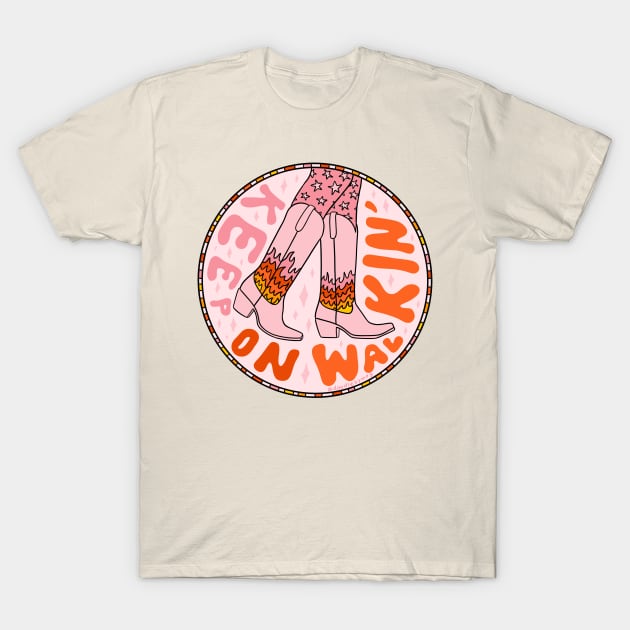 Keep On Walkin' T-Shirt by Doodle by Meg